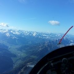 Flugwegposition um 14:56:34: Aufgenommen in der Nähe von Franzensfeste, Bozen, Italien in 3822 Meter